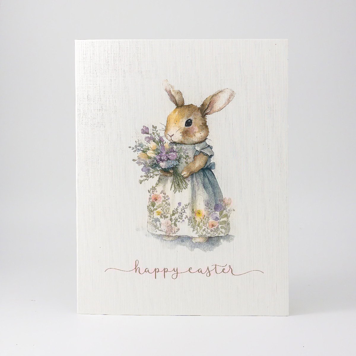 Hare In Wildflowers Watercolour Card// Illustrated Birthday Card//Pretty Birthday Card