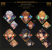 Image 1 of Kingdom Hearts Gold Foil CHARMS