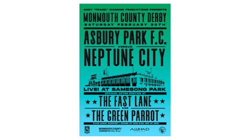 Image of Monmouth County Derby Match Poster
