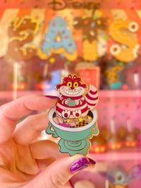 Image 1 of Cookie Dish Fantasy Pin *GLOW IN THE DARK* SEPARATES Into 2 Pins 