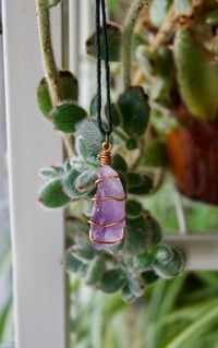Image 1 of Amethyst Crystal Necklace