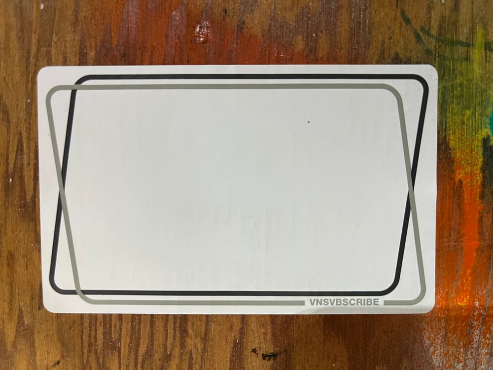 SHEARED FRAME (100 PIECES)- EGGSHELL BLANKS (4X2.5")