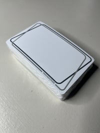 Image 1 of SHEARED FRAME (100 PIECES)- EGGSHELL BLANKS (4X2.5") 