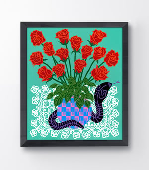 Image of Roses Are Red Fine Art Print