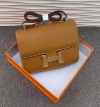 Image 1 of Herm Side Bag - Tan