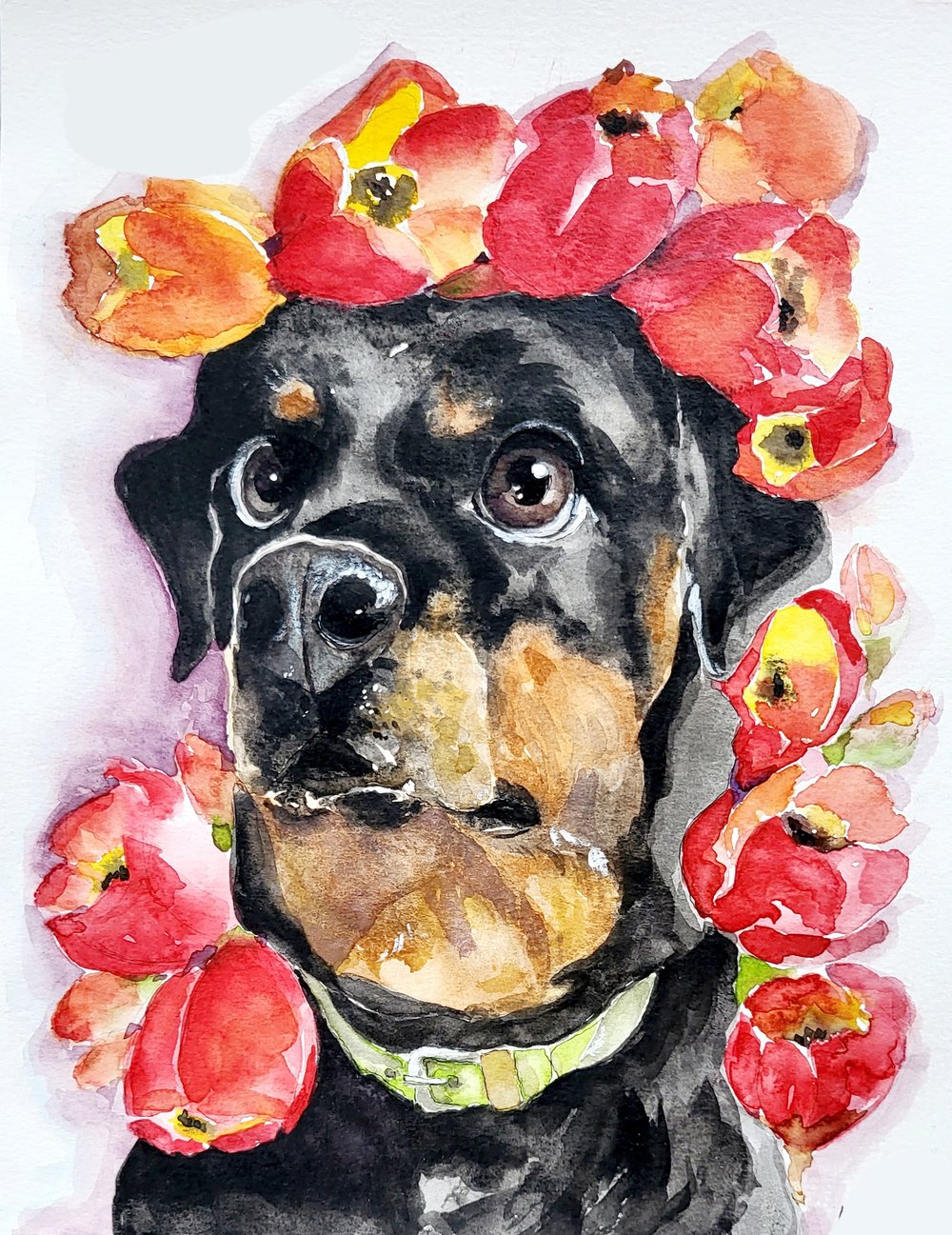 Image of Original Portrait Of Your Pet In Watercolor