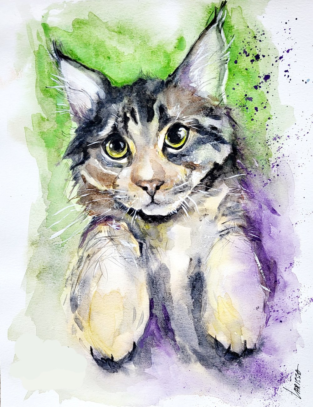 Image of Original Portrait Of Your Pet In Watercolor