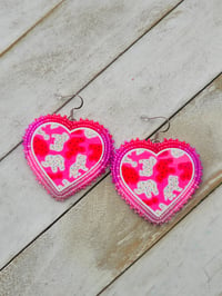 Image 1 of Animal cookie earrings 