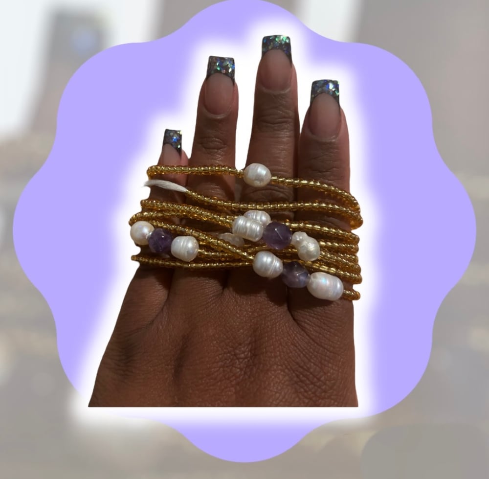 Image of Amethyst and Pearls
