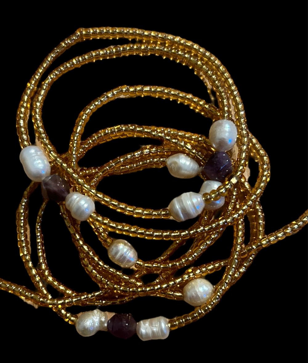 Image of Amethyst and Pearls
