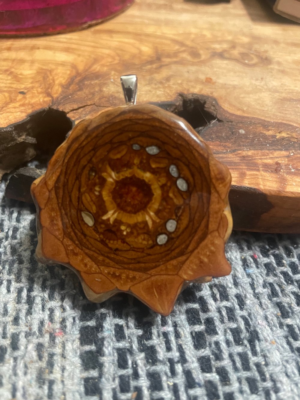 Image of Naked Pinecone Pendant #47
