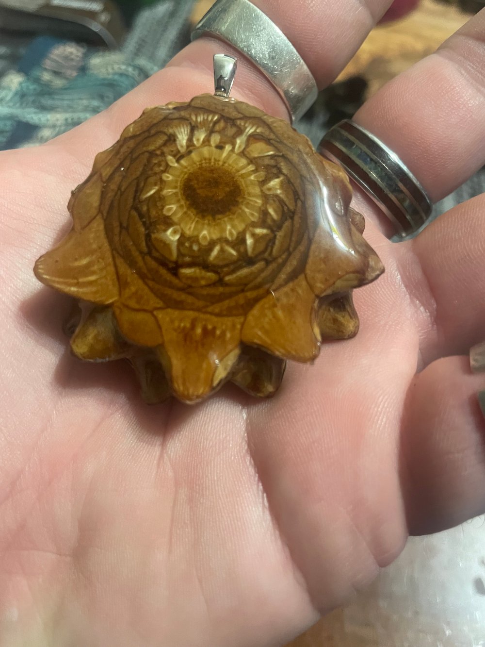Image of Naked Pinecone Pendant #47