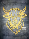 Highland Cow Wall Art