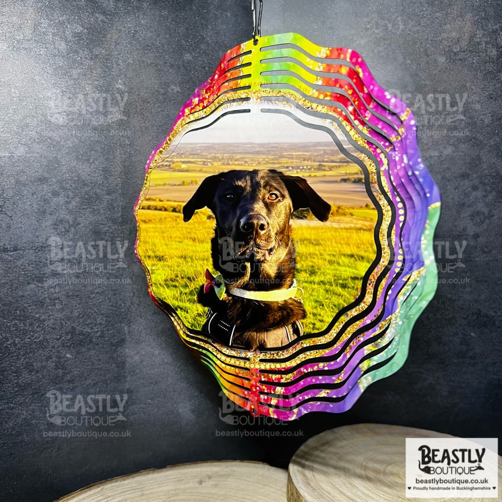 Personalised Pet Photo Wind Spinner