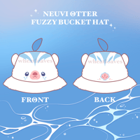 Image 4 of [LAST CHANCE] Neuvillette Otter Fluffy Bucket Hat