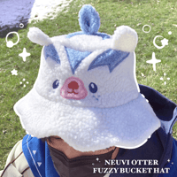 Image 1 of [LAST CHANCE] Neuvillette Otter Fluffy Bucket Hat