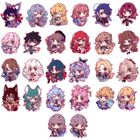 Image 5 of Honkai Star Rail Enamel Pins