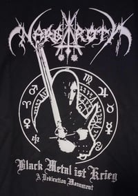 Image 2 of Nargaroth black metalist krieg T-SHIRT