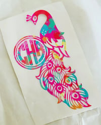 Image 1 of Peacock Decal
