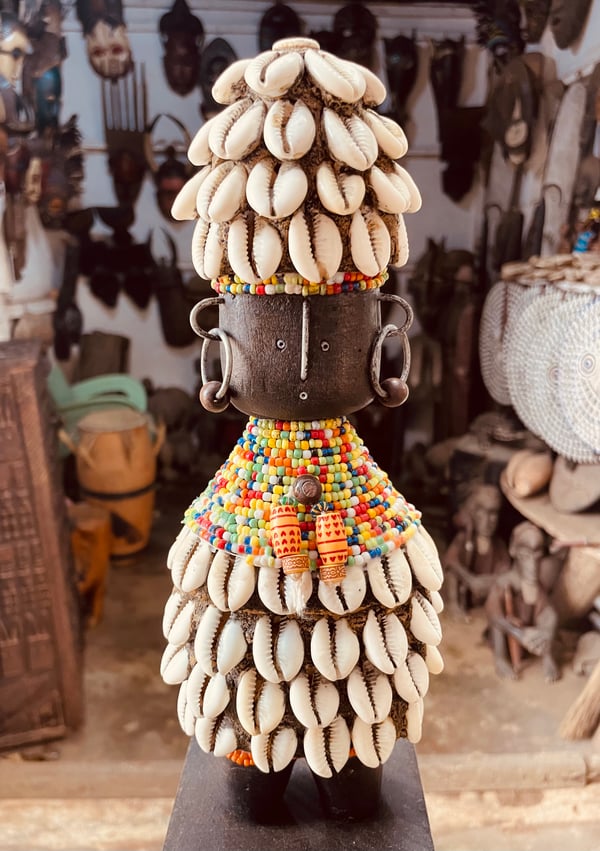 Image of Cameroon Namji Fertility Doll (rainbow)