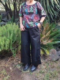 Image 1 of KylieJane Cuff pants - black denim