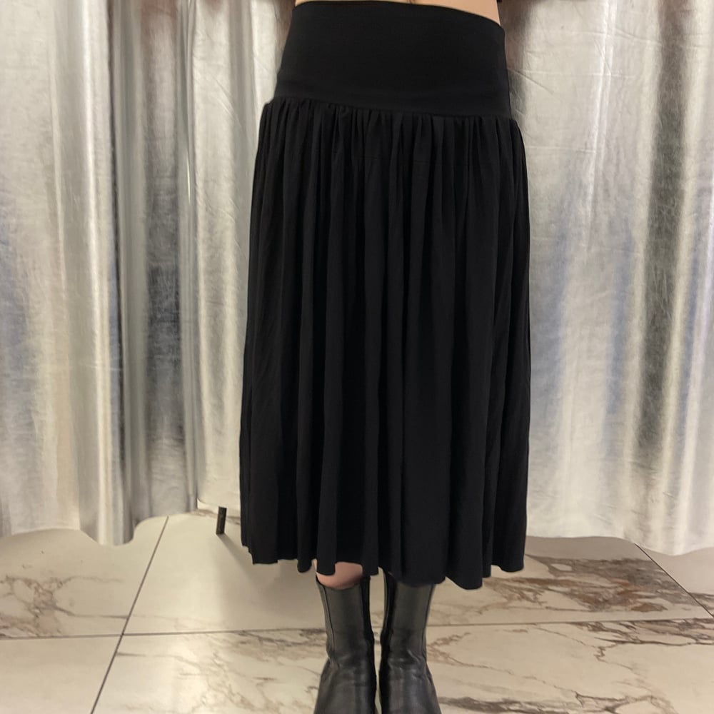 Maxi skirt  black viscose Bella
