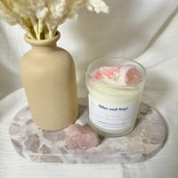 Image 3 of Rose Quartz Candle