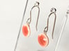 Coral Round Drop Earring