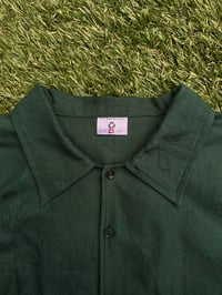 Image 3 of Forest Green Floral button up