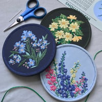 Image 1 of Floral Embroidery Kit Collection  