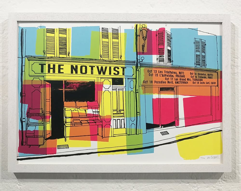THE NOTWIST <br>FRANCE 2021 <br>GIGPOSTER
