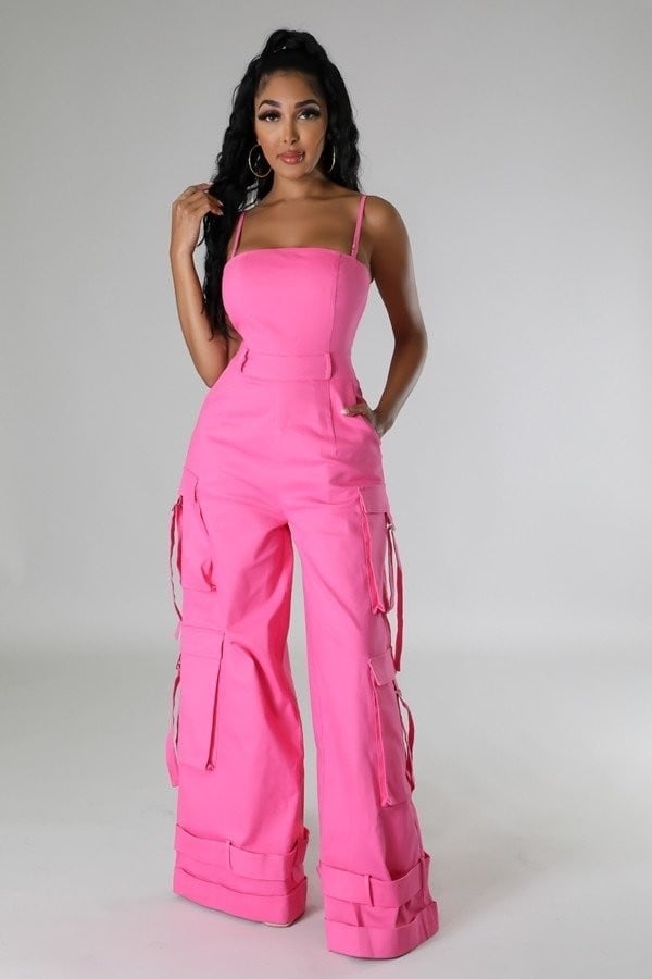 Image of 3PACK MAD ABOUT IT JUMPSUIT-FUSCHIA