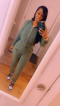 Image 1 of Nike Zipper Hoodie Set