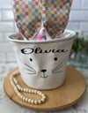 Personalized Bunny Easter Basket