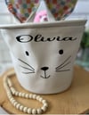 Personalized Bunny Easter Basket