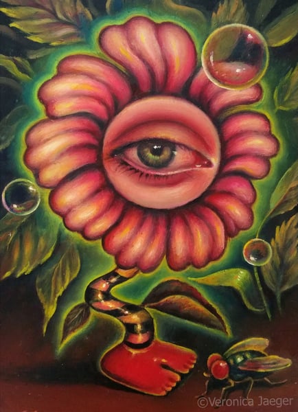 Image of "Eye Flower"(giclee print)
