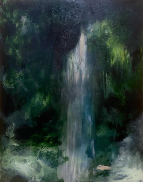 Image of Waterfall (Original Painting)