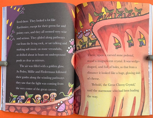 Mice on the Moon original artwork: Starmice Caverns