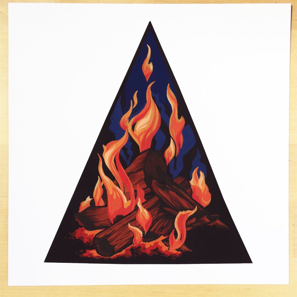 Image of FIRE element print