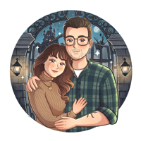 Image 2 of Custom Couple Portrait