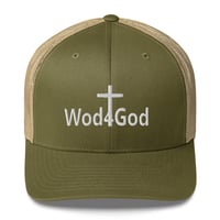 Image 2 of Wod4God Mesh Trucker Cap