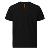 Tre Cime di Lavaredo PULSE T-shirt in Cotone Organico Unisex Nero / orange