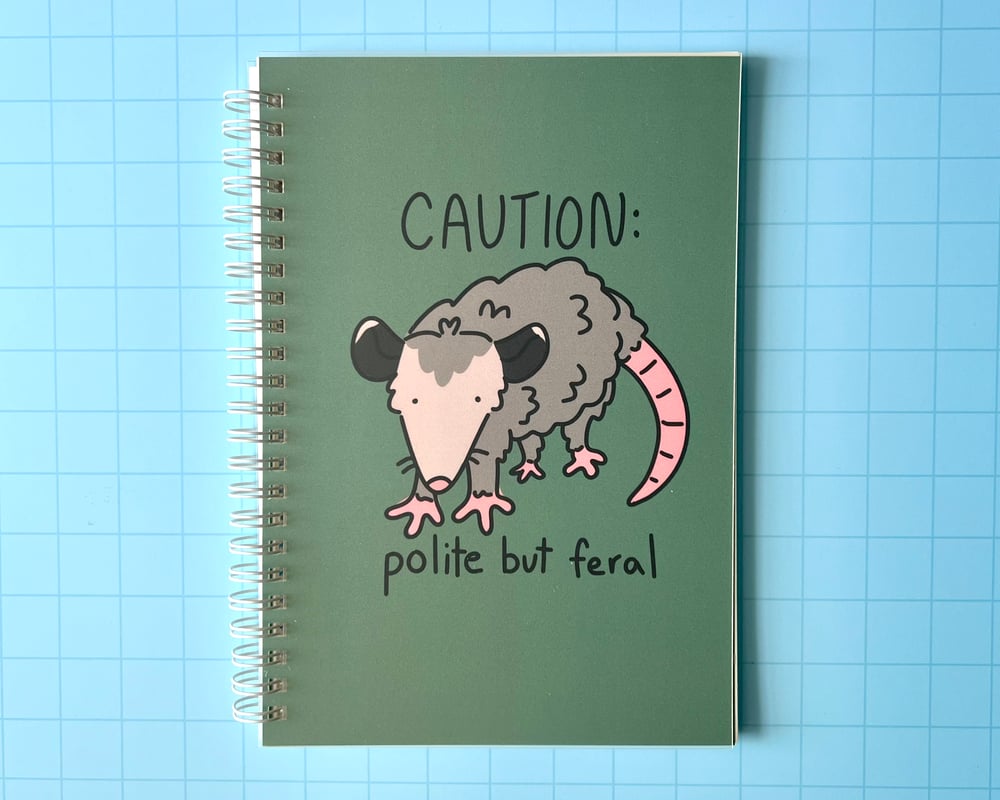 Image of Polite but feral possum sticker book