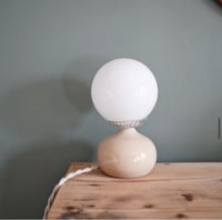 Image 3 of Petite lampe Ceramique  & Opaline
