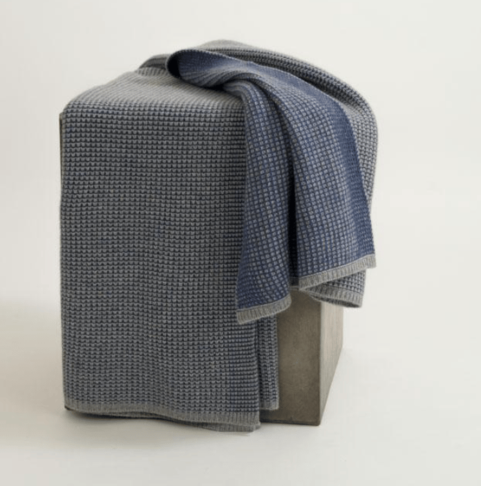 Image of Cashmere Waffle Knit Throws (Four Colors)