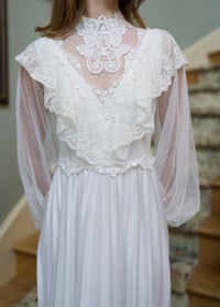 Image 3 of 1970s Prairie Wedding Dress