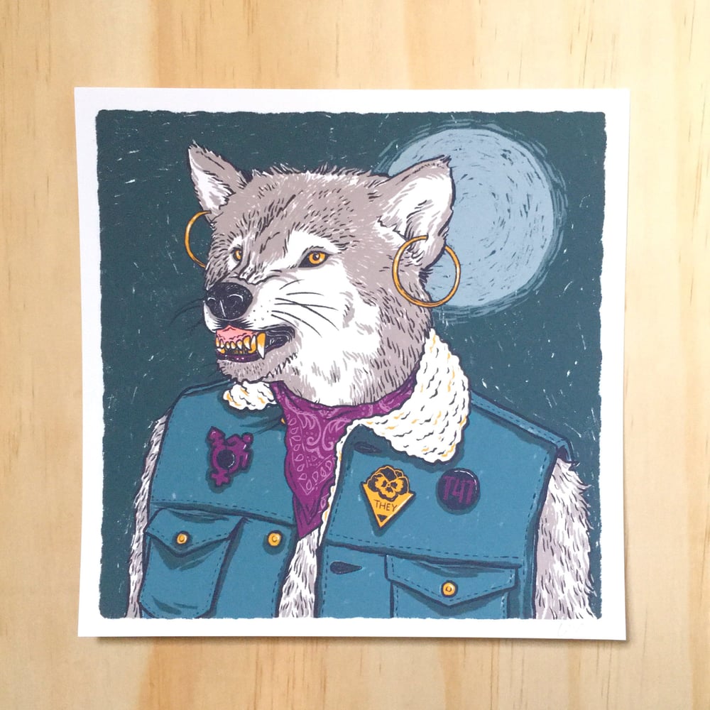 Image of Trans Werewolf – print