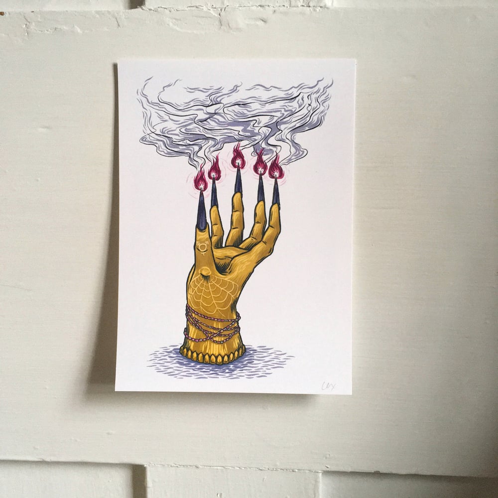 Image of candelabra for y/our (tr)ancestors – print