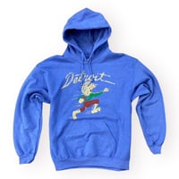 '50s Retro Mascot Royal Blue Hoodie
