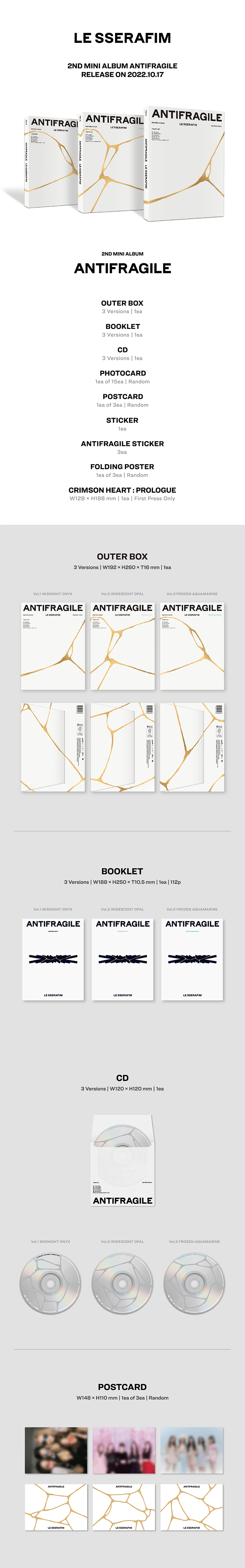 Image of LE SSERAFIM - ANTIFRAGILE
